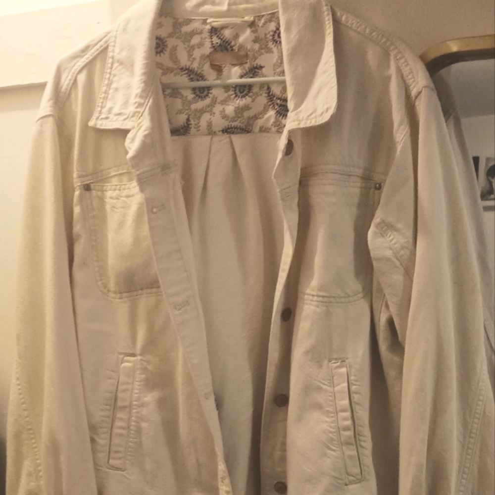 Anthropologie utility canvas jacket